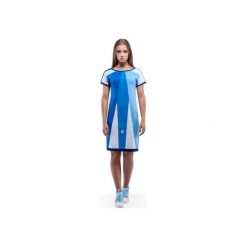 Lyra Dress (Blue). Niebieskie sukienki damskie OKUAKU, xl, bez wzorów, z bawełny, bez kołnierzyka, bez rękawów, midi. Za 239,00 zł.