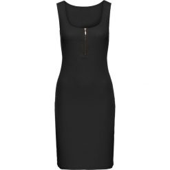 Sukienki: Sukienka shirtowa w prążek bonprix czarny