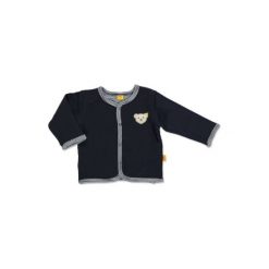 Steiff Baby Sweter marine - niebieski - Gr.Moda (6 - 24 miesięcy ). Niebieskie bluzy niemowlęce Steiff, bez wzorów, z bawełny, eleganckie, bez rękawów, bez kaptura. Za 99,00 zł.