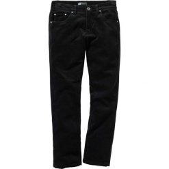 Spodnie sztruksowe Regular Fit Straight bonprix czarny. Czarne spodnie męskie bonprix, m, ze sztruksu, klasyczne. Za 129,99 zł.
