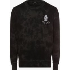 Diesel - Męska bluza nierozpinana, czarny. Czarne bluzy męskie Diesel, s, z nadrukiem, bez kołnierzyka, bez rękawów, bez kaptura. Za 349,95 zł.
