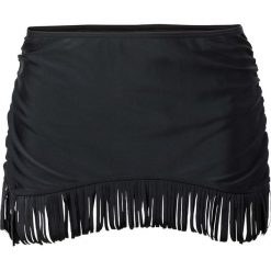 Stroje dwuczęściowe damskie: Figi bikini ze spódniczką bonprix czarny
