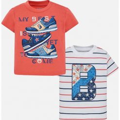 Mayoral - T-shirt dziecięcy 68-98 cm (2-pak). T-shirty chłopięce Mayoral, z nadrukiem, z bawełny, bez rękawów. W wyprzedaży za 39,90 zł.