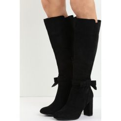 Buty zimowe damskie: Czarne Kozaki I Show You