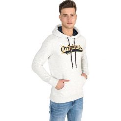 Jack & Jones Raydon Bluza Szary. Szare bluzy męskie Jack & Jones, l, z haftami, z bawełny, bez kołnierzyka, bez rękawów, bez kaptura. Za 219,95 zł.