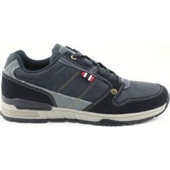 Buty adidasy sportowe American Club AA08 granatowe. Szare buty sportowe męskie American CLUB, z syntetyku, bez zapięcia. W wyprzedaży za 129,00 zł.