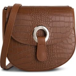 Torebka CREOLE - K10672 Brązowy. Pomarańczowe listonoszki damskie Creole, bez wzorów, ze skóry, bez dodatków. Za 239,00 zł.