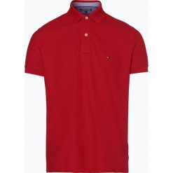 Tommy Hilfiger - Męska koszulka polo, czerwony. Czerwone koszulki polo męskie TOMMY HILFIGER, l. Za 299,95 zł.