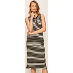 Vans - Sukienka. Czarne sukienki damskie Vans, s, z bawełny, casualowe, z okrągłym kołnierzem, midi, proste. W wyprzedaży za 229,90 zł.