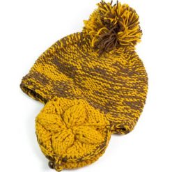 Czapka damska z uszami Melanż kolorów żółta. Żółte czapki zimowe damskie Art of Polo, melanż. Za 27,05 zł.