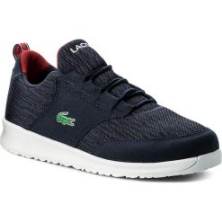 Sneakersy LACOSTE - L.Ight 1184 Spj 7-35SPJ0008144 Navy/Red. Niebieskie trampki chłopięce marki Lacoste, z materiału, na sznurówki. Za 319,99 zł.
