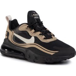 Buty NIKE - Nike Air Max 270 React CV1632 001 Black/Light Bone/Khaki. Czarne sneakersy męskie Nike, bez wzorów, ze skóry ekologicznej, bez zapięcia. W wyprzedaży za 489,00 zł.