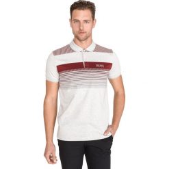 BOSS Paddy Pro 2 Polo Koszulka Szary. Szare podkoszulki męskie Boss, m, bez wzorów, z bawełny, bez rękawów. Za 486,95 zł.