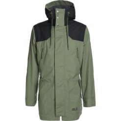 Jack Wolfskin DOUGLAS Parka woodland green. Żółte kurtki sportowe męskie Jack Wolfskin, m, bez wzorów, z bawełny, bez kaptura. W wyprzedaży za 726,75 zł.
