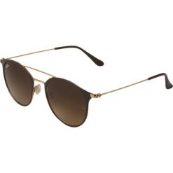 RayBan Okulary przeciwsłoneczne brown. Brązowe okulary przeciwsłoneczne damskie lenonki marki Ray-Ban. Za 619,00 zł.