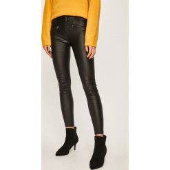 Answear - Spodnie. Czarne spodnie damskie ANSWEAR, s, bez wzorów, z elastanu. W wyprzedaży za 99,90 zł.