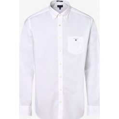 Gant - Koszula męska, biały. Białe koszule męskie GANT, xl, bez wzorów, eleganckie, bez kołnierzyka, bez rękawów. Za 379,95 zł.