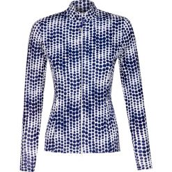 Bluza CHERVO PENCIL. Niebieskie bluzy damskie Chervo, s, w grochy, z tkaniny, bez rękawów, bez kaptura. W wyprzedaży za 720,00 zł.