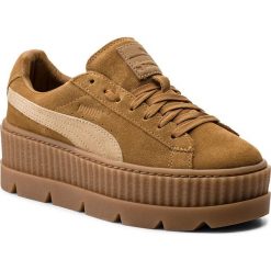 Sneakersy PUMA - Cleated CreeperSuede 366268 02 Golden Brown/Lark. Brązowe sneakersy damskie Puma, z materiału. W wyprzedaży za 409,00 zł.