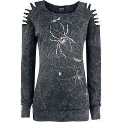 Bluzy rozpinane damskie: Alchemy England Spidasicra Bluza damska szary