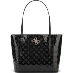 Guess Torebka Czarny. Czarne torebki klasyczne damskie Guess, z aplikacjami, z materiału. Za 593,95 zł.