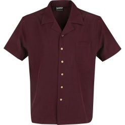 Banned Alternative Red Bowl Workershirt czerwony. Czerwone koszule męskie marki Banned Alternative, l, bez wzorów, bez kołnierzyka, z krótkim rękawem. Za 184,90 zł.