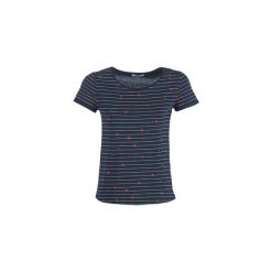 T-shirty z krótkim rękawem Esprit VIALINE. Niebieskie t-shirty damskie marki Esprit, s, bez wzorów, bez kołnierzyka. Za 69,00 zł.