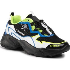 Sneakersy PLEIN SPORT - Runner Logos A19S MSC2423 STE003N Green 05. Czarne półbuty damskie Plein Sport, ze skóry ekologicznej. Za 1279,00 zł.