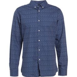 Koszule męskie na spinki: Knowledge Cotton Apparel DOT PRINTED POPLIN Koszula peacoat