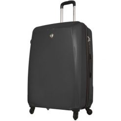 Mia Toro walizka podróżna M1015/3-M, czarna. Czarne walizki Mia Toro, bez wzorów, sportowe. Za 399,00 zł.