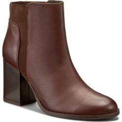 Botki SERGIO BARDI - Ilia FW127282717DP 105. Brązowe botki damskie na obcasie marki Sergio Bardi, z gumy. W wyprzedaży za 199,00 zł.
