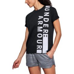 Under Armour Koszulka damska Q1 FASHION SS GRAPHIC czarna r. S (1320616-001). Czarne bluzki damskie marki Under Armour, s. Za 75,10 zł.