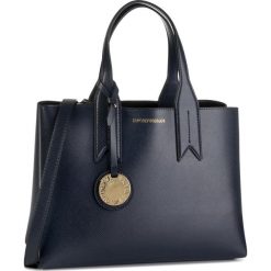 Torebka EMPORIO ARMANI - Y3D153 YH15A 88293 Midnight Blue/Black. Niebieskie torebki klasyczne damskie Emporio Armani, bez wzorów, ze skóry ekologicznej, klasyczne, bez dodatków. Za 819,00 zł.