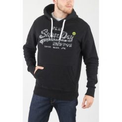 SuperDry Bluza Czarny. Czarne bluzy męskie Superdry, m, z nadrukiem, z bawełny, bez kołnierzyka, bez rękawów, bez kaptura. Za 395,95 zł.