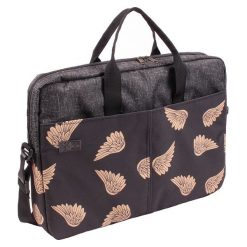Torba Nuff na Laptopa - Flower Wings. Torby na laptopa Nuff, bez wzorów, z tkaniny, casualowe. Za 85,00 zł.