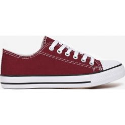 Bordowe Trampki Ryraith. Czerwone trampki męskie Born2be, bez wzorów, bez zapięcia. Za 59,99 zł.