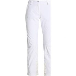 Salomon ICEMANIA Spodnie narciarskie white. Białe spodnie damskie Salomon, xs, bez wzorów, z elastanu, długie, narciarskie. W wyprzedaży za 515,40 zł.