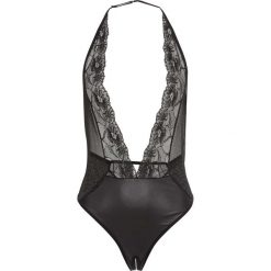 Body i gorsety: Body ze stringami "ouvert" bonprix czarny