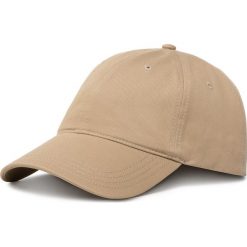 Czapka z daszkiem LACOSTE - RK4709 Beige 02S. Brązowe czapki męskie Lacoste, bez wzorów, z bawełny. W wyprzedaży za 179,00 zł.