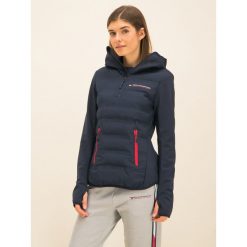 Kurtka przejściowa Tommy Sport Hybrid S10S100377. Niebieskie kurtki sportowe damskie Tommy Sport, s, bez wzorów, z elastanu, bez kaptura. Za 999,00 zł.