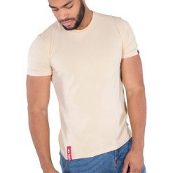 ALPHA INDUSTRIES BLOOD CHIT > 18650928. Koszulki męskie Alpha Industries, xxl, z nadrukiem, z bawełny, street, z okrągłym kołnierzem, bez rękawów. W wyprzedaży za 89,99 zł.