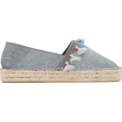 Espadryle damskie: Skórzane espadryle z frędzelkami
