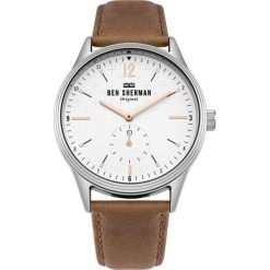 Ben Sherman Spitafields Vinyl Geo WB015T. Białe zegarki męskie Ben Sherman. W wyprzedaży za 208,00 zł.