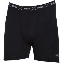 Swix Bokserki Sportowe Męskie Wind. Racex Czarny Xxl. Czarne slipy męskie termoaktywne marki Swix, bez wzorów. Za 145,00 zł.