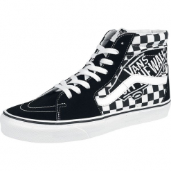 Vans SK8-Hi Vans Patch Buty sportowe czarny/biały. Czarne buty sportowe damskie marki Vans, z aplikacjami, vans sk8. Za 399,90 zł.