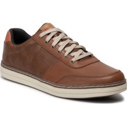 Półbuty SKECHERS - Avano 65876/LUG Luggage. Pomarańczowe półbuty męskie Skechers, na co dzień, bez wzorów, ze skóry ekologicznej, eleganckie, bez zapięcia. W wyprzedaży za 239,00 zł.