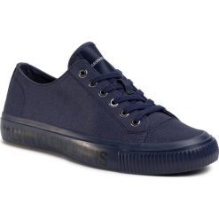 Sneakersy CALVIN KLEIN JEANS - Deangelo B4S0112X Navy. Niebieskie sneakersy męskie Calvin Klein Jeans, na co dzień, bez wzorów, z jeansu, bez zapięcia. W wyprzedaży za 299,00 zł.