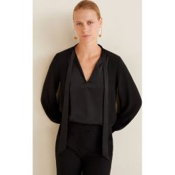 Mango - Bluzka Neem. Szare bluzki nietoperze Mango, l, z elastanu, eleganckie. Za 139,90 zł.