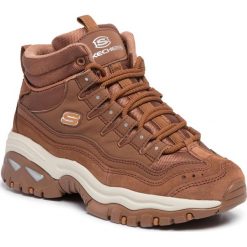 Sneakersy SKECHERS - Cool Rider 48599/CSNT Chestnut. Pomarańczowe półbuty damskie Skechers, z zamszu. W wyprzedaży za 239,00 zł.