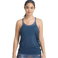 Prana Koszulka Damska Mile Y Top Blue Sierra (Rozmiar S). Niebieskie topy damskie marki PrAna, s, bez wzorów, bez rękawów, na fitness i siłownię. W wyprzedaży za 226,00 zł.